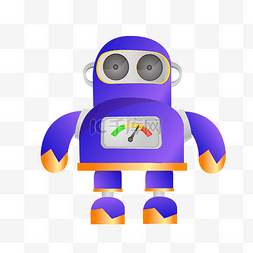 紫色机器人图片_紫色机器人