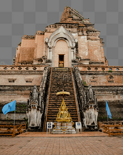 泰国图片_泰国契迪龙寺