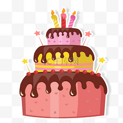 可爱蛋糕图片_生日快乐蛋糕