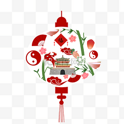 中国风国潮新年喜庆传统文化中国