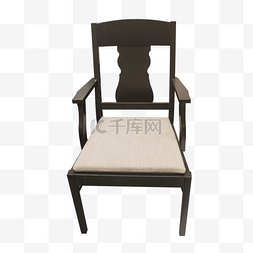 复古木质欧式靠背椅