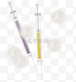 医院针管和棉球