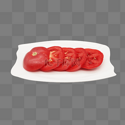 番茄片图片_蔬菜番茄片