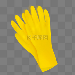 黄色消毒医用手套