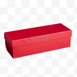 长方形红色首饰盒