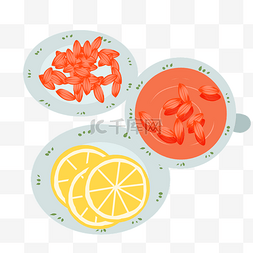 柠檬红图片_枸杞柠檬茶