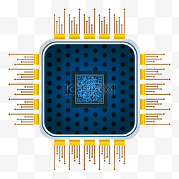 地裂芯片图片_科技感芯片