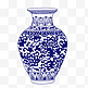 古风青花瓷瓷器瓷瓶