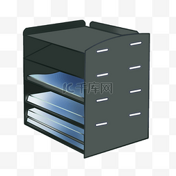 黑色文件夹文件盒