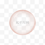 透明圆形气泡
