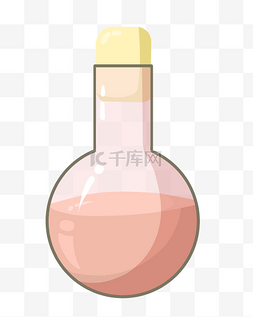 红色烧瓶实验器材