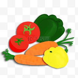 高清摄影有机新鲜的瓜果蔬菜