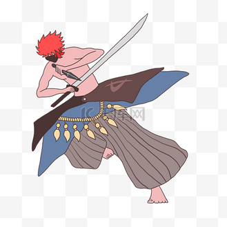 日本鬼武士图片素材_日本武士人物