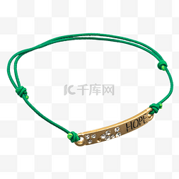 绳子绿色绳子图片_绿色绳子手串