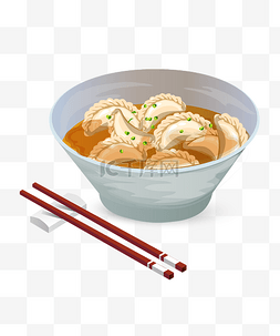 冬至饺子筷子图片_冬天美味饺子
