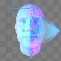 人脸ai图片_人脸识别智能科技
