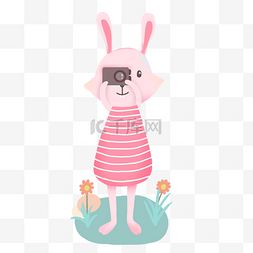 粉色兔子旅游