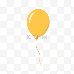 简单生日元素图片_卡通简单气球剪贴画