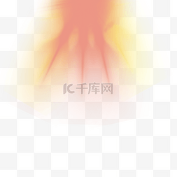 橙色光线海报背景七夕情人节
