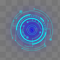科技线条圆圈图片_科技光圈光效底纹