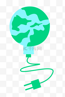 图片_绿色环保气球