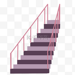 粉色楼梯台阶