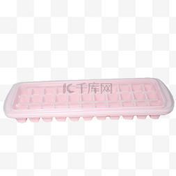 制冰盒图片_粉色冰块制作盒