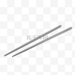 一双不锈钢筷子