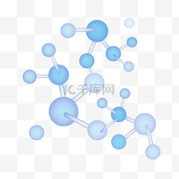 实物水生物图片_生物科技分子结构模型