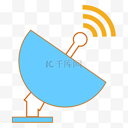 接收图片_矢量卫星发射信号接收信号