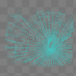 玻璃裂缝图片_碎玻璃特效png免扣