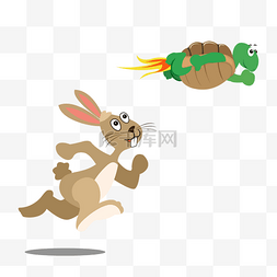 赛跑图片_龟兔赛跑乌龟优势