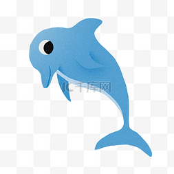 跳跃的海豚装饰插图