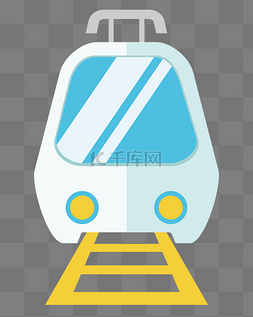 白色高铁旅游插图