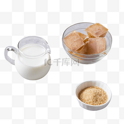 茶包牛奶和糖