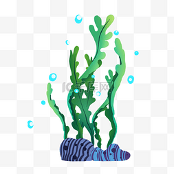 海底植物素材图片_海底世界海藻