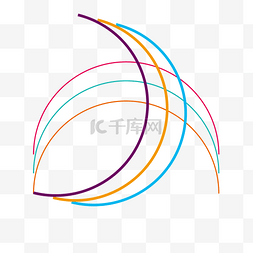 底底纹图片_科技创意彩色线条底纹