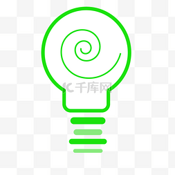 灯泡金融图片_数据分析绿色灯泡