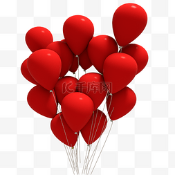 红色气球图片_红色气球