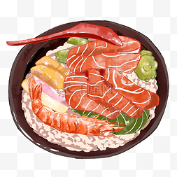 日本美食海鲜饭