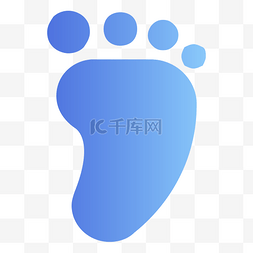 app足迹图片_通用渐变线性医疗美容APP功能图标