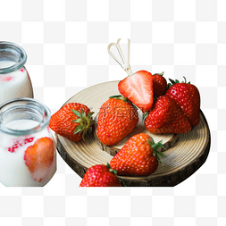 酸奶与草莓