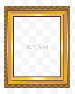 方形木质图片_黄色木质相框