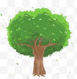 节能环保卡通树图片_环保绿色大树