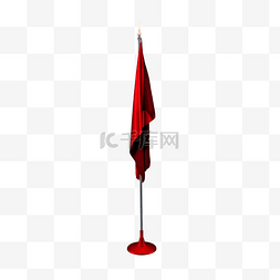 红色旗帜png图