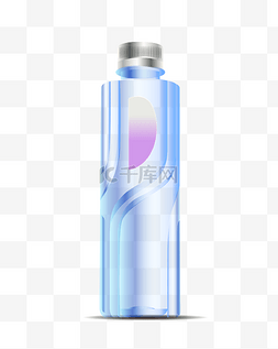水瓶图片_蓝色的水瓶