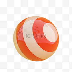 3d立体球面图片_彩色的圆球免抠图