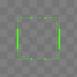 边框纹理绿色图片_边框纹理绿色科技风边框