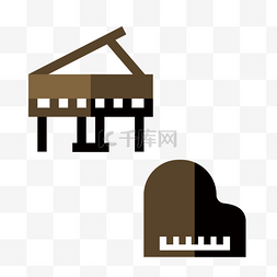 音乐乐器钢琴插图