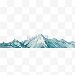 冬季冰山